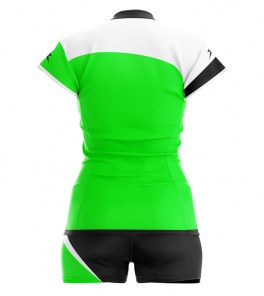 Волейбольна форма жіноча Zeus LYBRA Зелений/Чорний